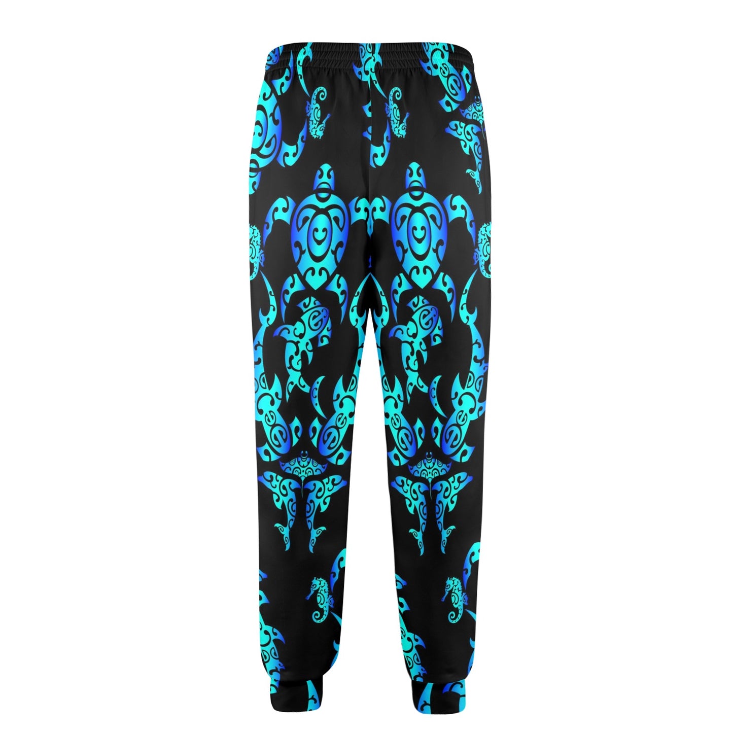 Sea turtle Polynesian Tribal Hawaiian Men's Casual Track Pants