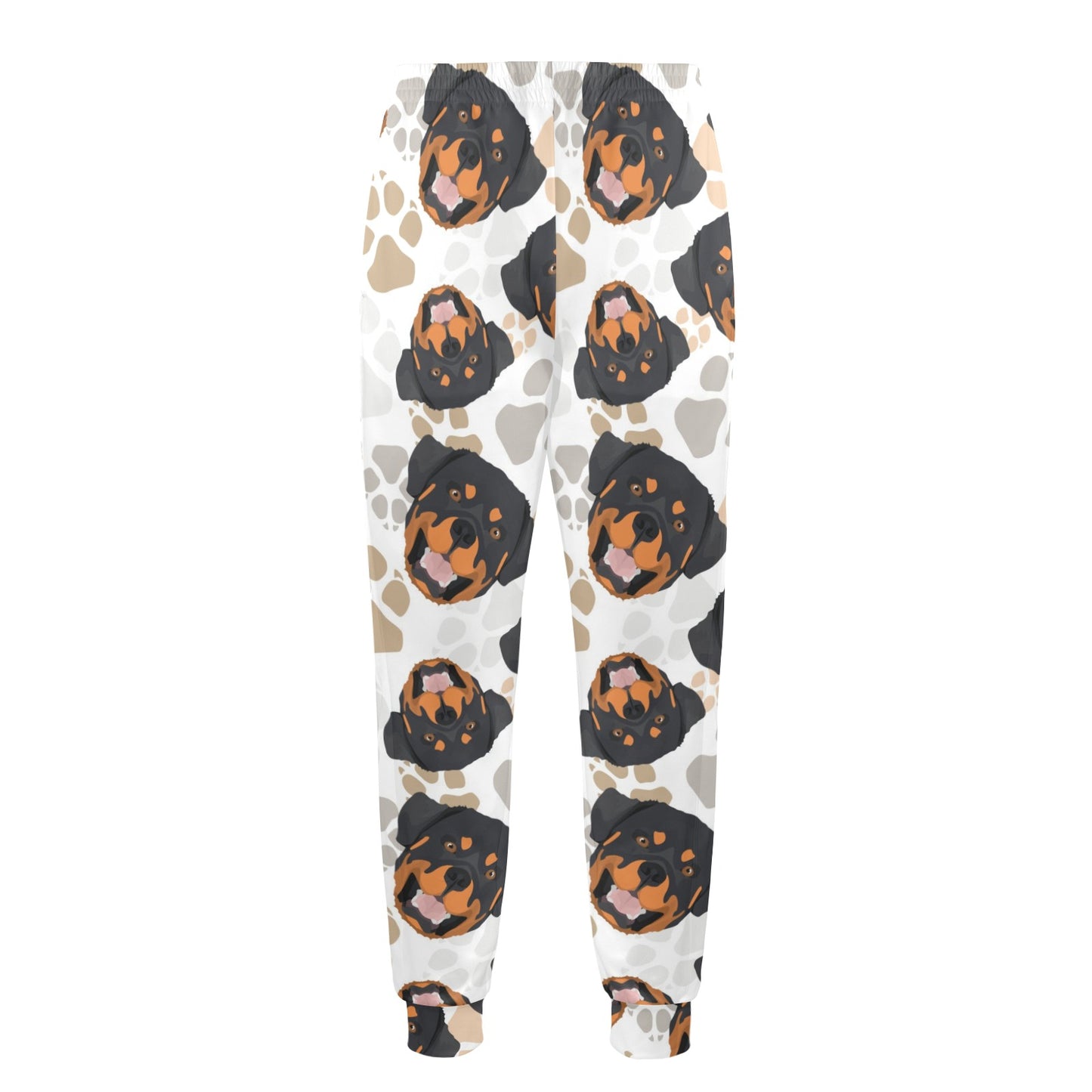Rottweiler Pattern Print Design A03 Men's Casual Track Pants