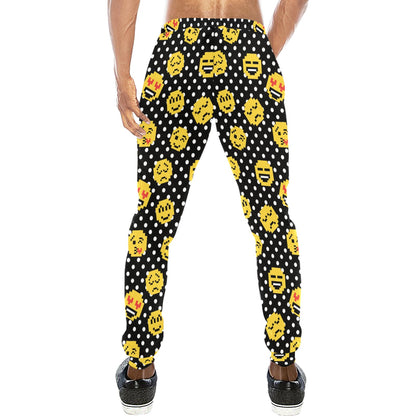 emoji pixel Design Print Pattern JJ0122 Men's Sweatpants
