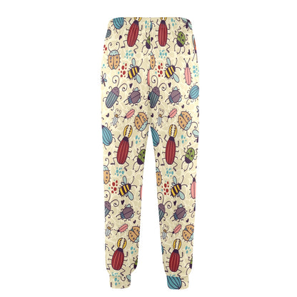 insects Design Print Pattern JJ0351 Men's Casual Track Pants