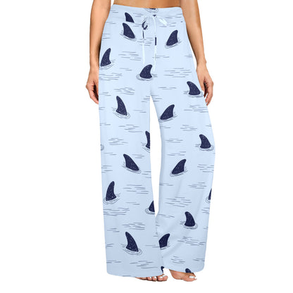 Shark Fin Women's Wide Leg Lounge Pants