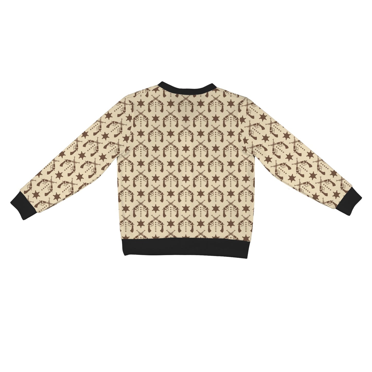 Western Cowboy Print Design LKS302 Women's Cardigan