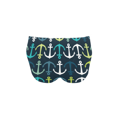 Anchor Pattern Print Design 03 Men's Swimming Briefs