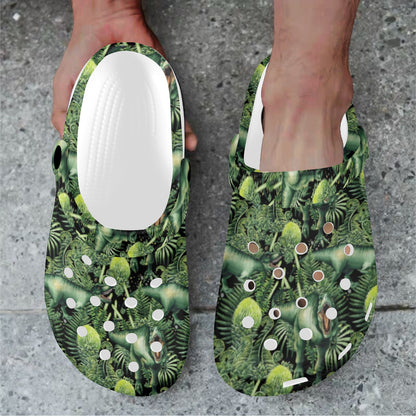 Dinosaur T Rex Print Pattern Unisex Clogs Shoes