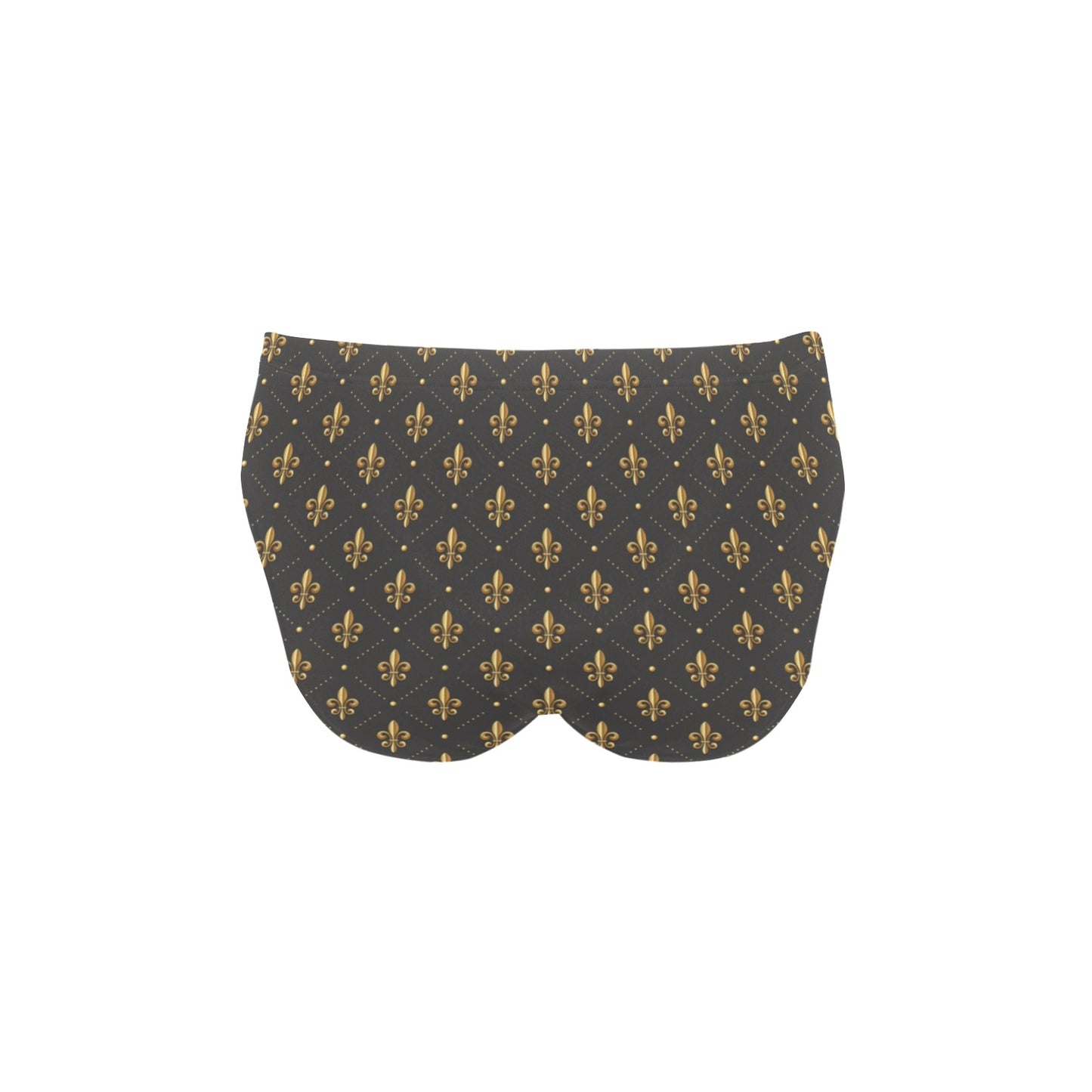 Fleur De Lis Print Design LKS402 Men's Swimming Briefs