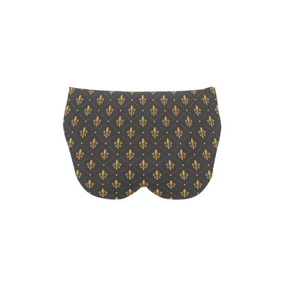 Fleur De Lis Print Design LKS402 Men's Swimming Briefs
