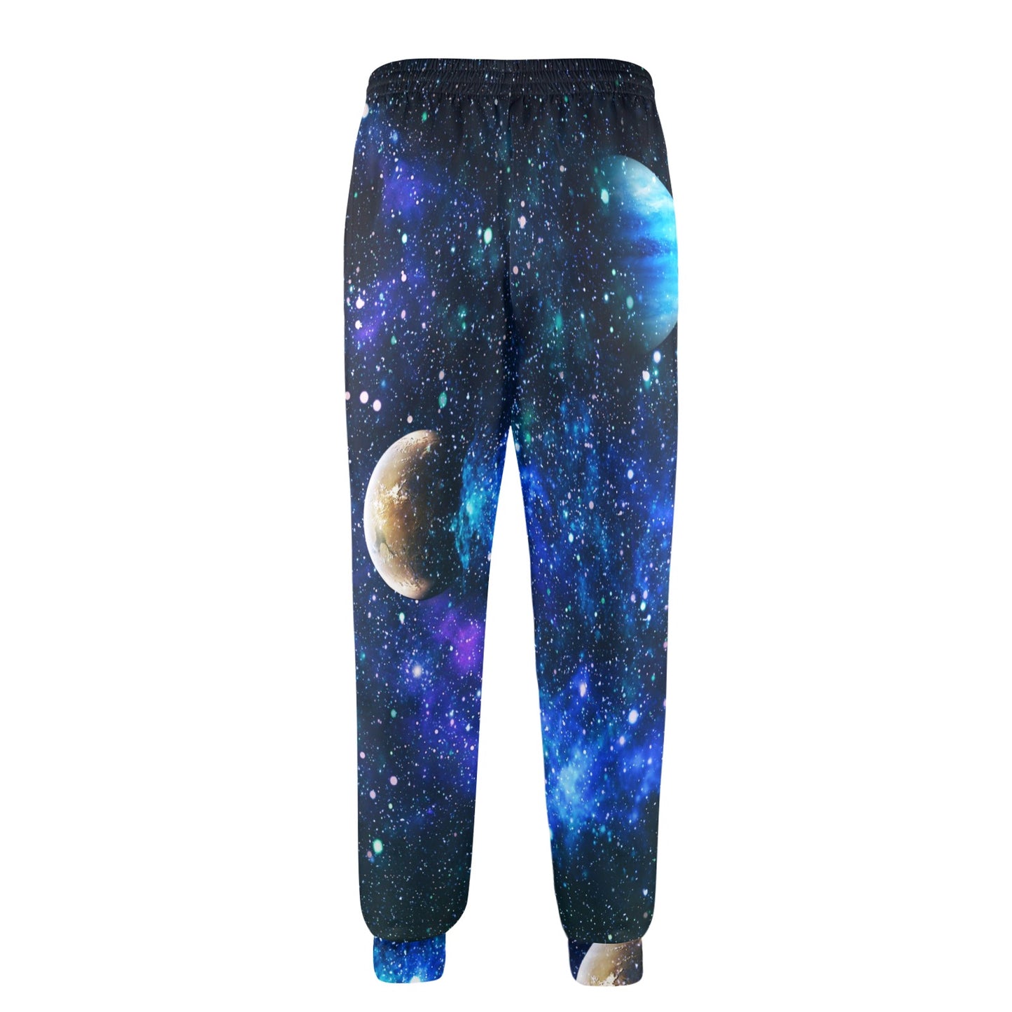 Galaxy Stardust Planet Space Print Men's Casual Track Pants