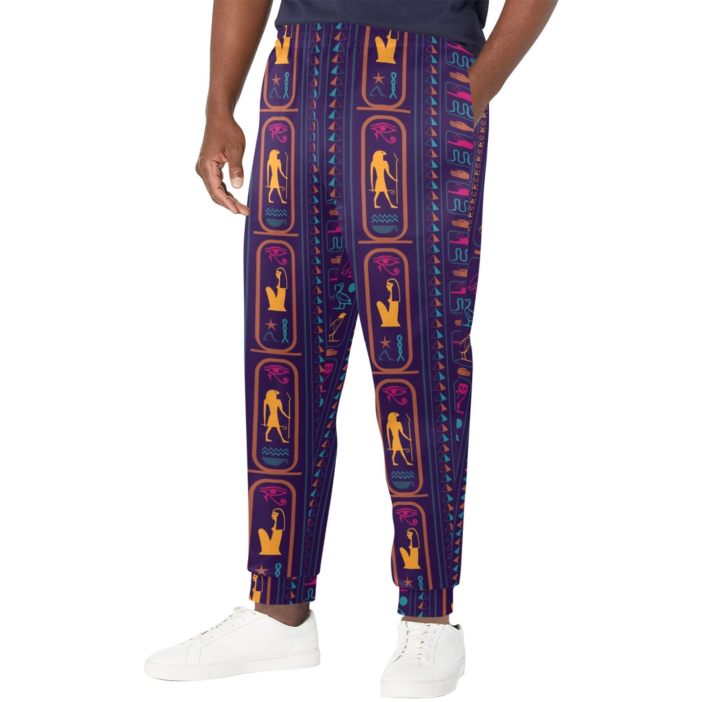 egyptian Design Print Pattern JJ0175 Men's Casual Track Pants