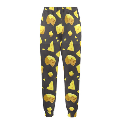 cheese Design Print Pattern JJ031 Men's Casual Track Pants