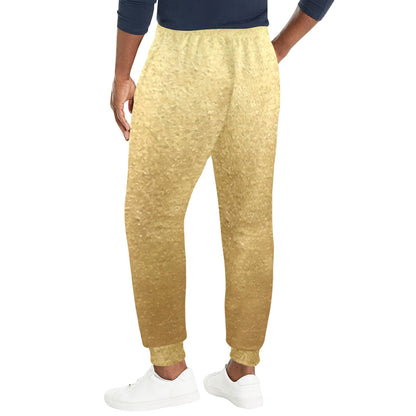 foil gold Design Print Pattern JJ0198 Men's Casual Track Pants