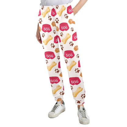 Dog paw bone Design Print Pattern JJ0119 Women's Casual Track Pants
