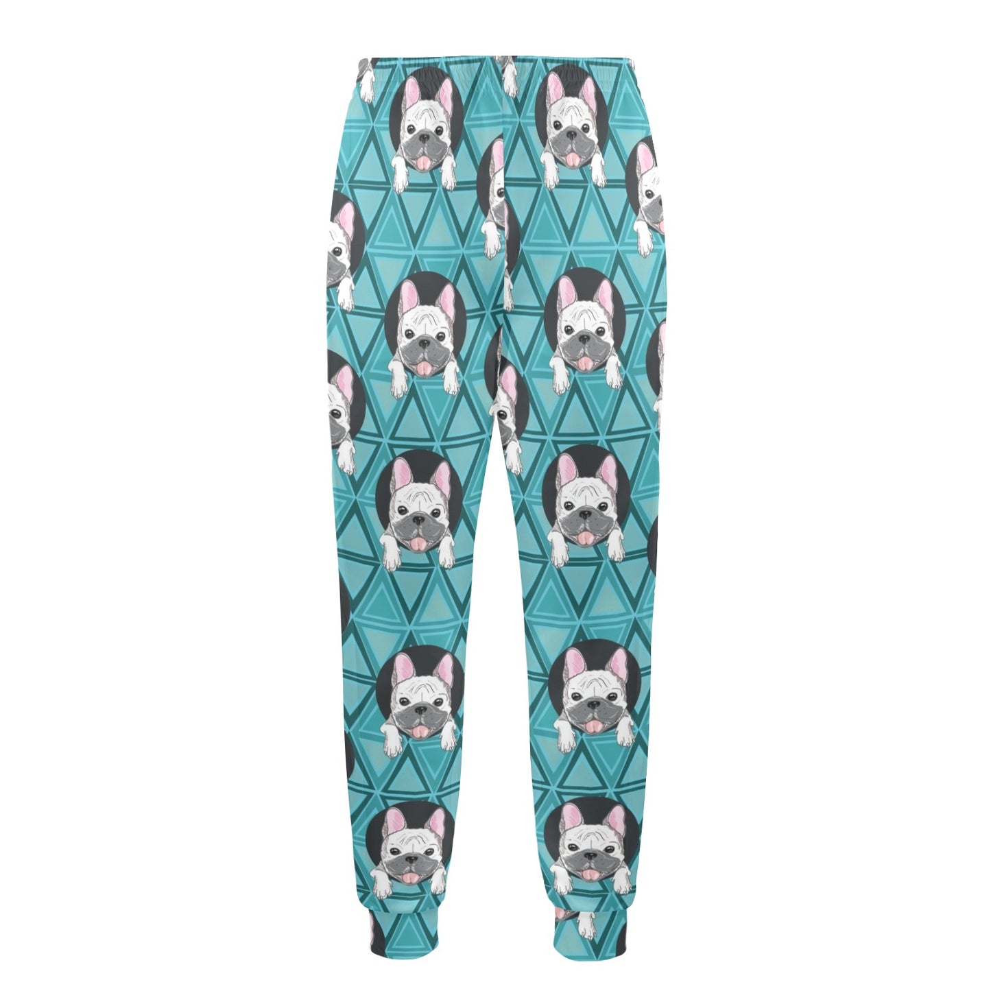 French Bulldogs Design Print Pattern JJ0225 Men's Casual Track Pants