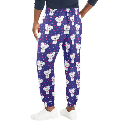 Maltese Pattern Print Design 02 Men's Casual Track Pants