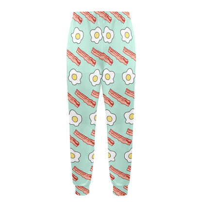 Bacon Sausage Pattern Print Design 01 Men's Casual Track Pants
