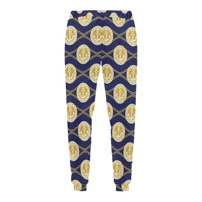 Anchor Luxury Pattern Men's Sweatpants
