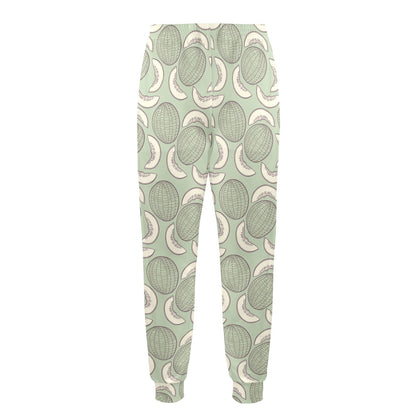 Cantaloupe Pattern Print Design 01 Men's Casual Track Pants