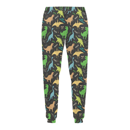dinosaur Design Print Pattern JJ0107 Men's Sweatpants