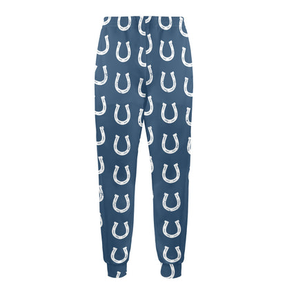 Horseshoe Print Design LKS301 Men's Casual Track Pants