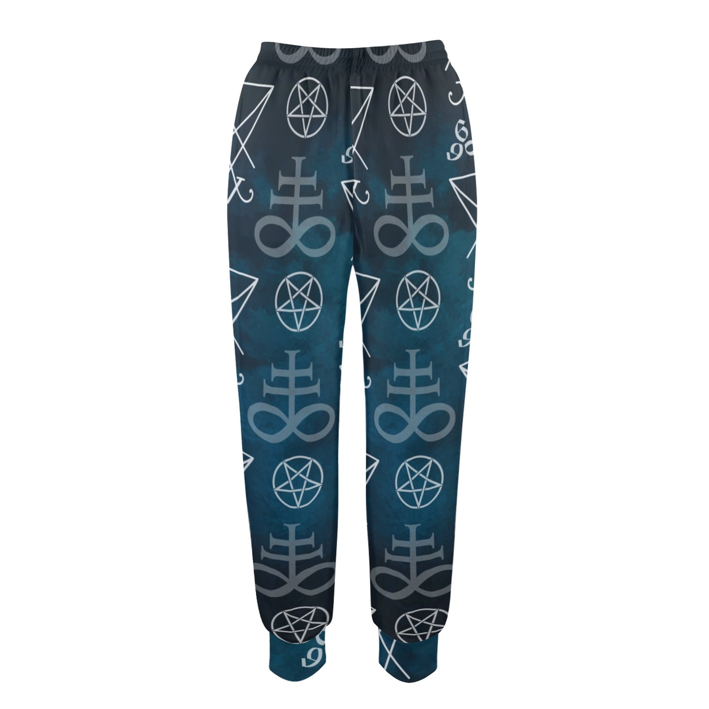 Pentagram Pattern Print Design A03 Women's Casual Track Pants