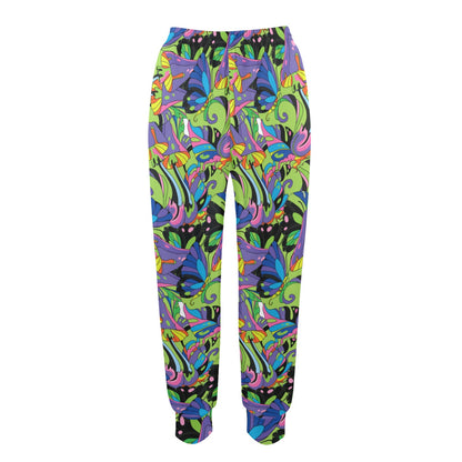 Psychedelic Trippy Mushroom Themed Women's Casual Track Pants