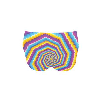 Optical illusion Pattern Print Design A04 Men's Swimming Briefs