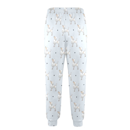 Poodle Pattern Print Design A05 Men's Casual Track Pants