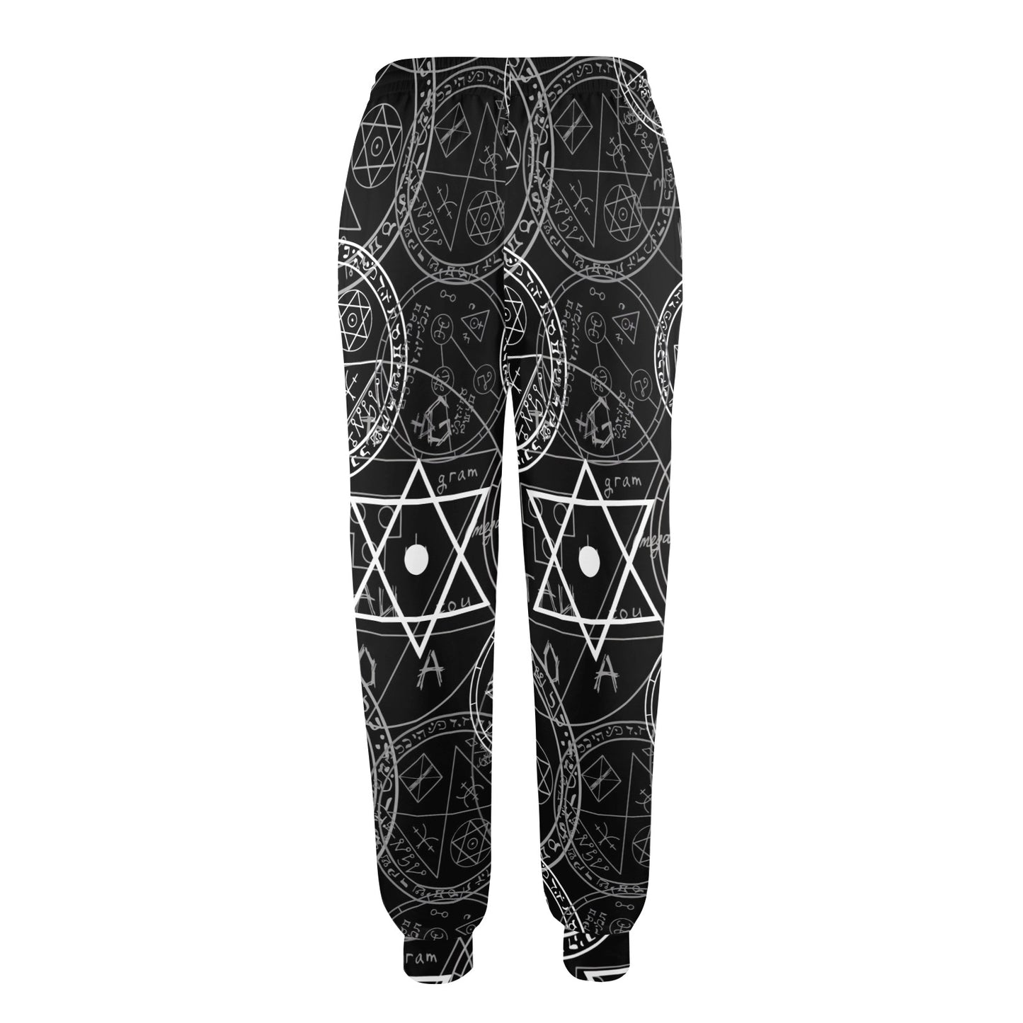 Pentagram Pattern Print Design A01 Women's Casual Track Pants