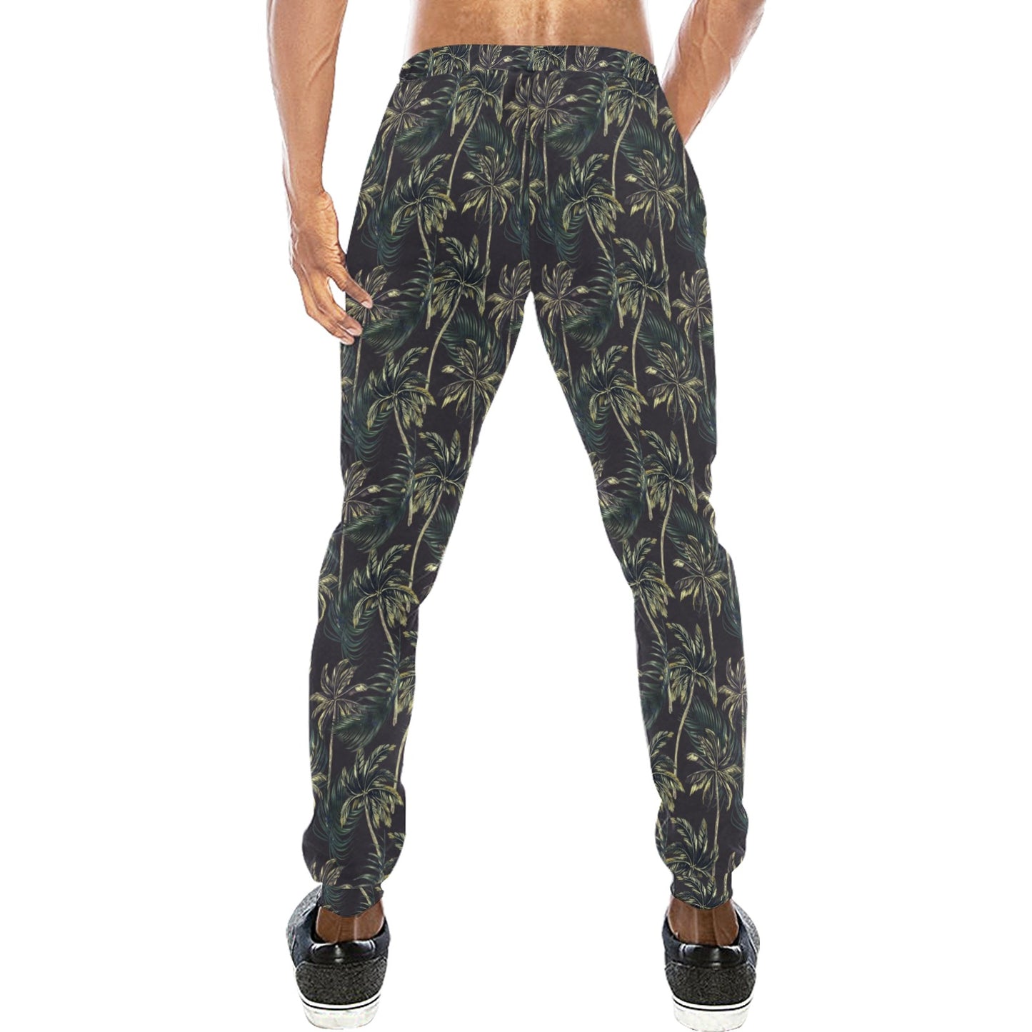 Palm Tree Background Design Print Men's Sweatpants