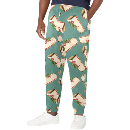 Cheesecake Pattern Print Design CK02 Men's Casual Track Pants