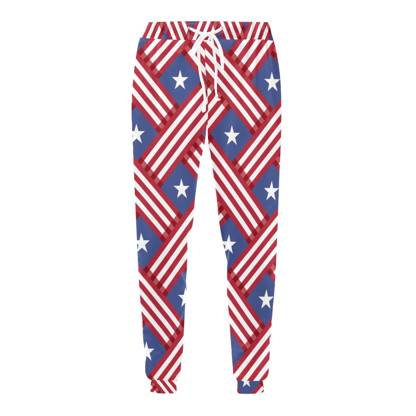 American flag Pattern Men's Sweatpants