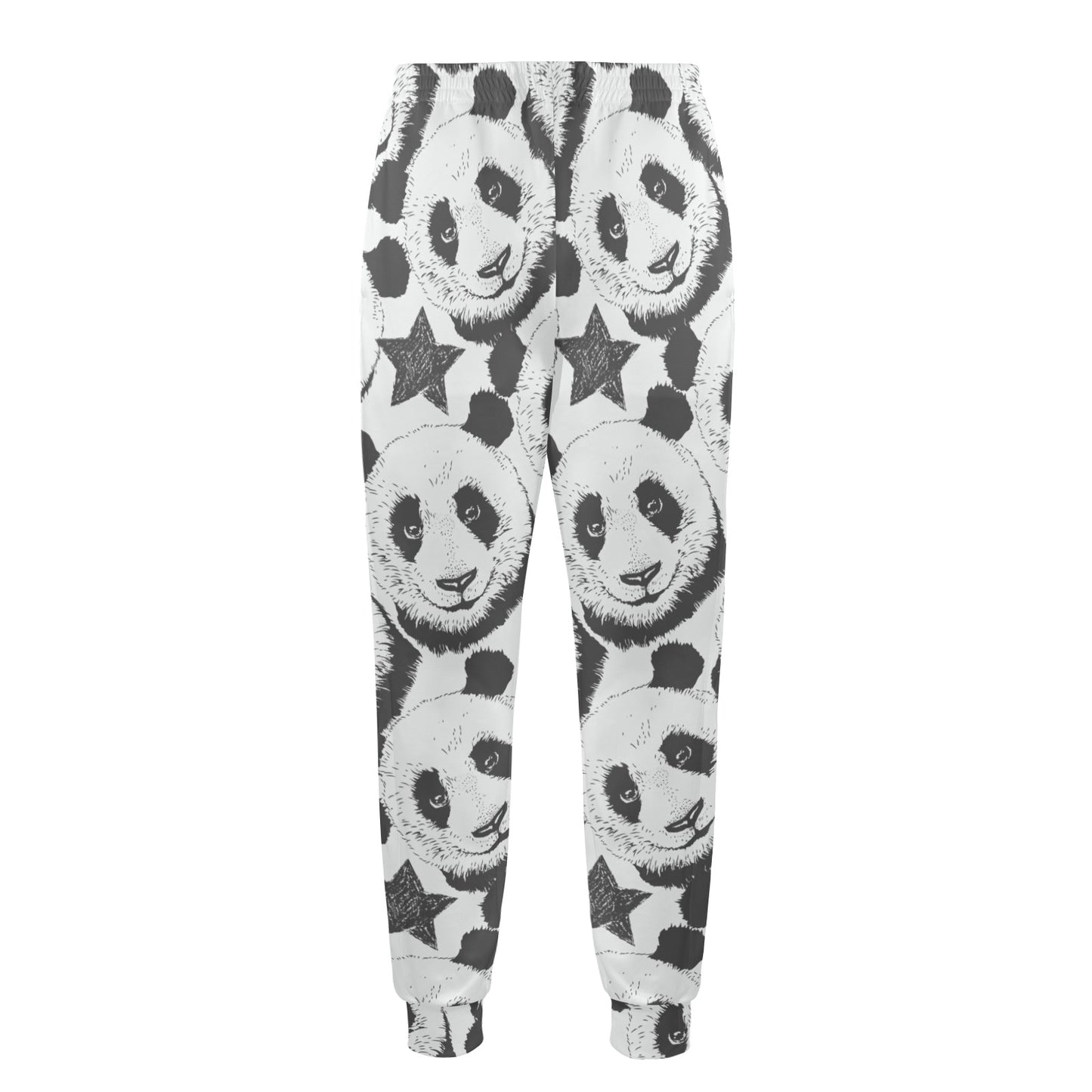 Panda Pattern Print Design A02 Men's Casual Track Pants
