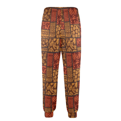 Hawaiian style Design Print Pattern JJ0331 Men's Casual Track Pants