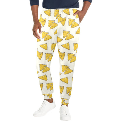 Nachos Pattern Print Design A01 Men's Casual Track Pants