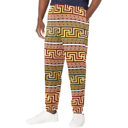 Ancient Greek Pattern Print Design LKS302 Men's Casual Track Pants