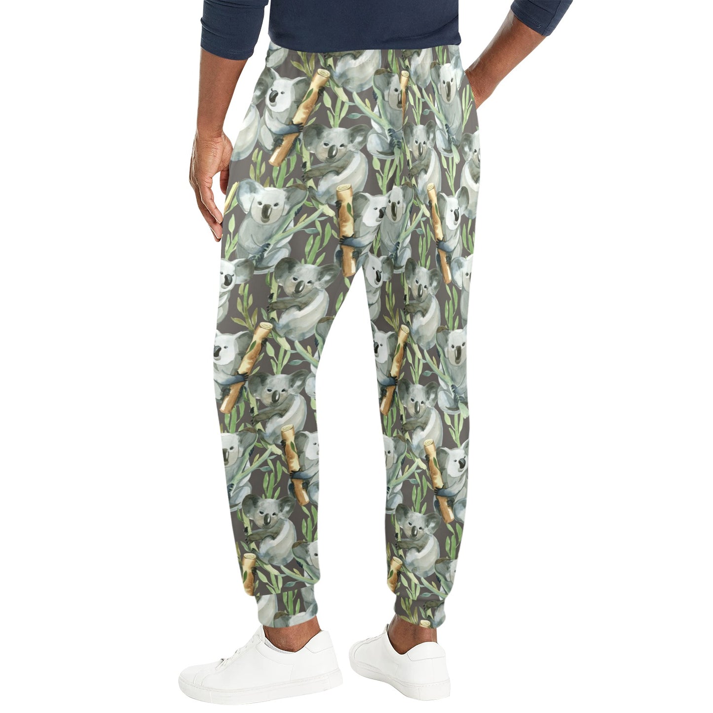 Koala Pattern Design Print Men's Casual Track Pants
