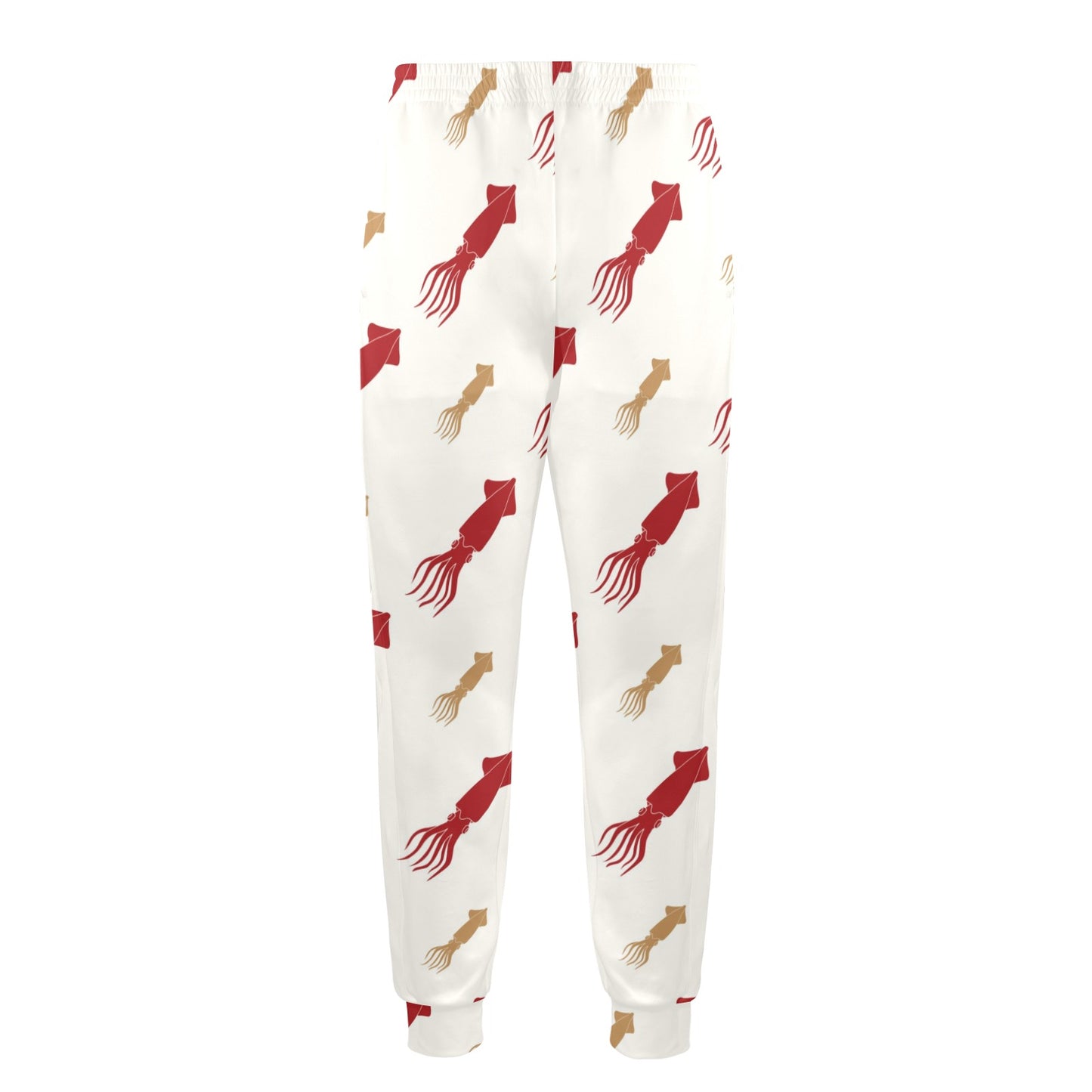 Giant Squid Pattern Print Design 01 Men's Casual Track Pants