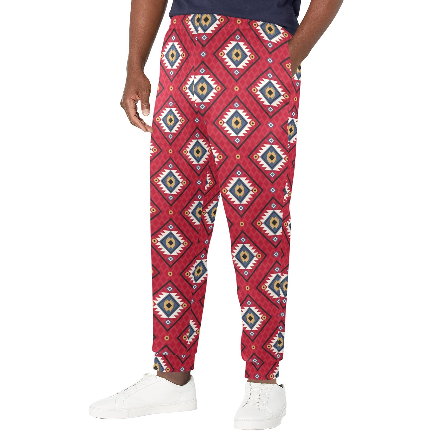 Aztec Pattern Print Design 10 Men's Casual Track Pants