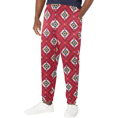Aztec Pattern Print Design 10 Men's Casual Track Pants