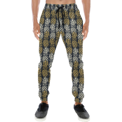 Pineapple Print Design Pattern Men's Sweatpants