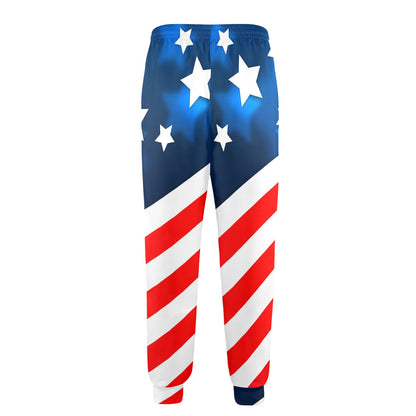 American flag Style Men's Casual Track Pants