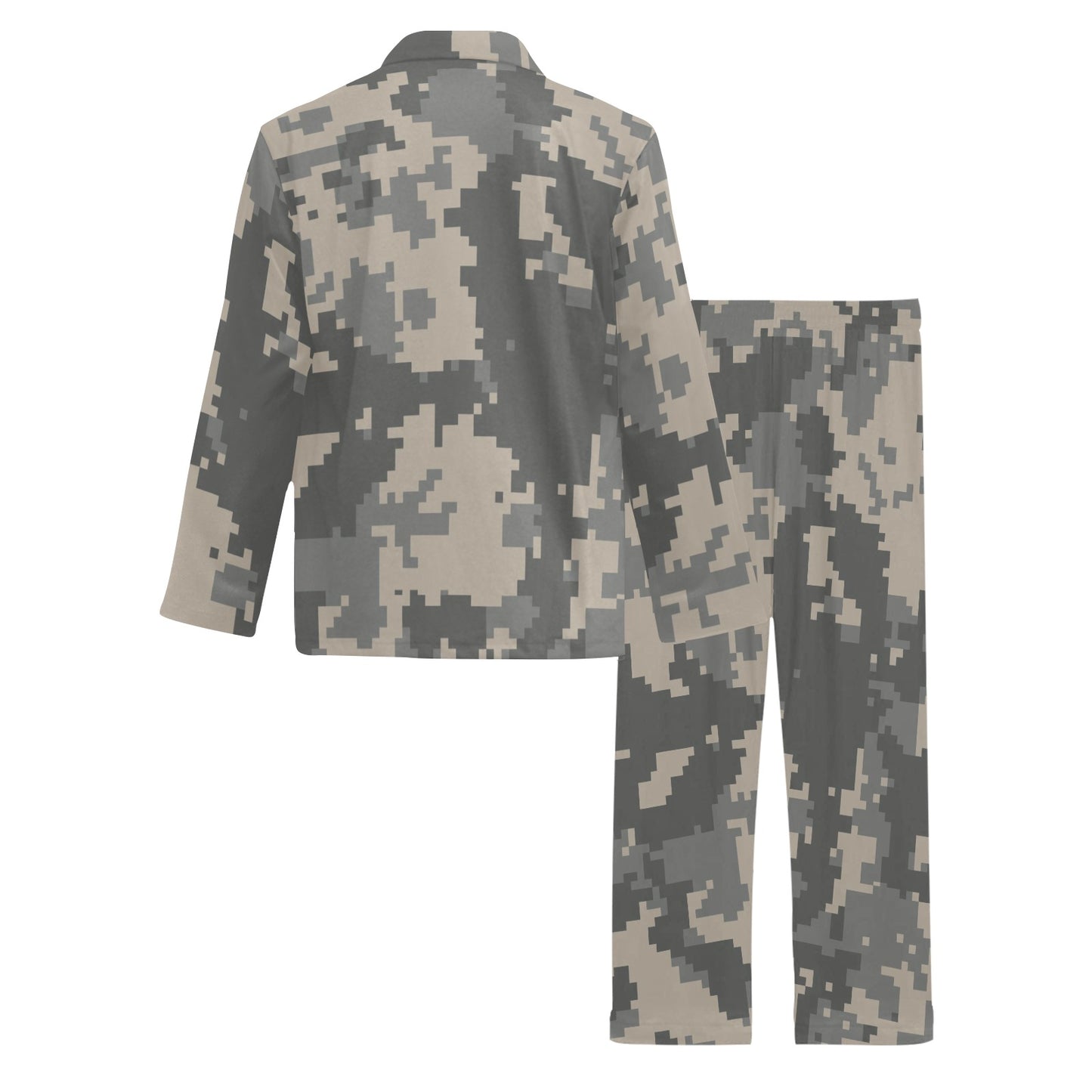 ACU Digital Camouflage Men's Long Pajama Set