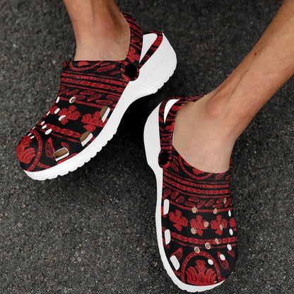 Native American Eagle Themed Print Unisex Clogs Shoes