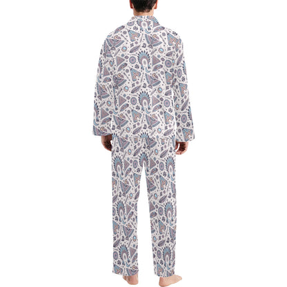 Eagles Native American Indian Symbol Men's Long Pajama Set