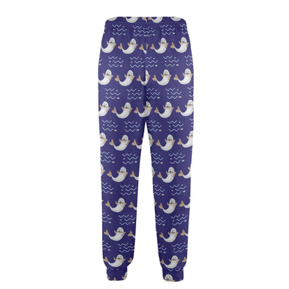 Sea Lion Print Design LKS404 Men's Casual Track Pants