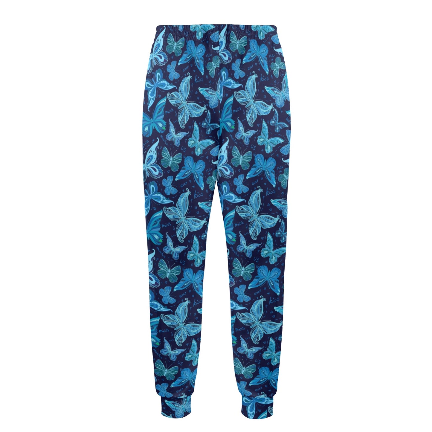Butterfly Pattern Print Design 03 Men's Casual Track Pants