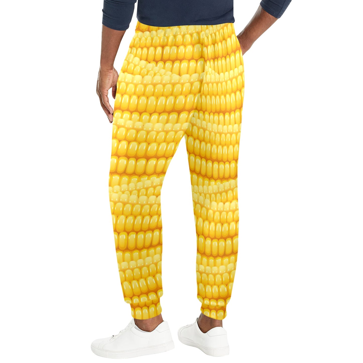 Agricultural Corn cob Pattern Men's Casual Track Pants