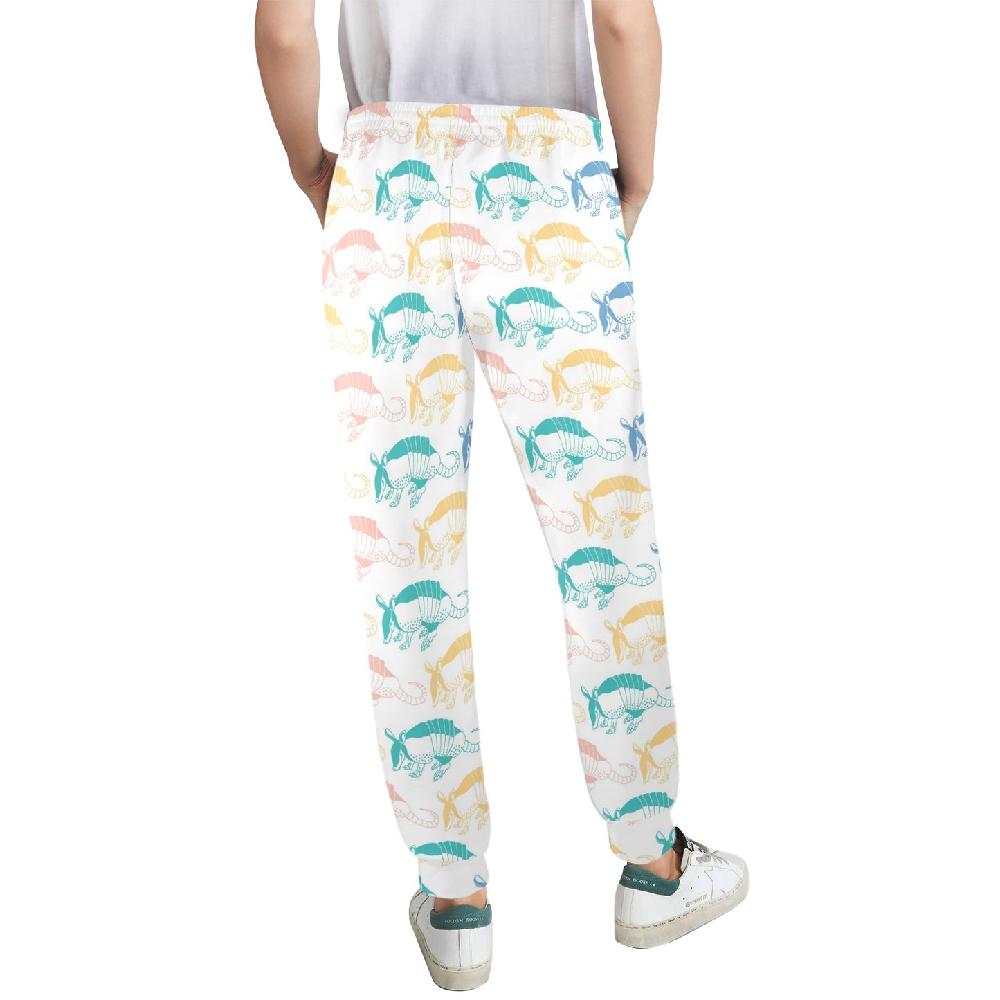 Armadillo Pattern Print Design 05 Women's Casual Track Pants
