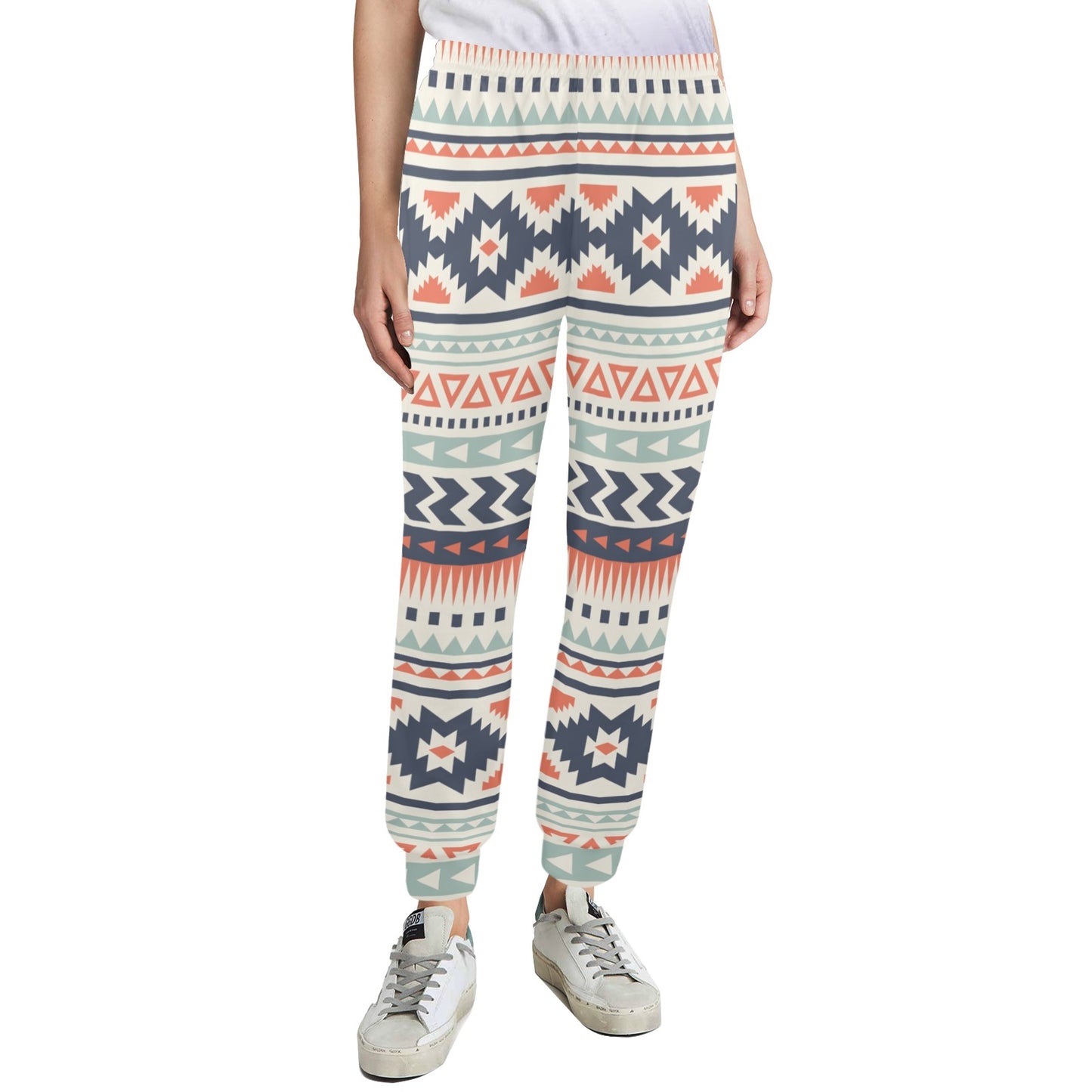 Tribal Aztec vintage pattern Women's Casual Track Pants