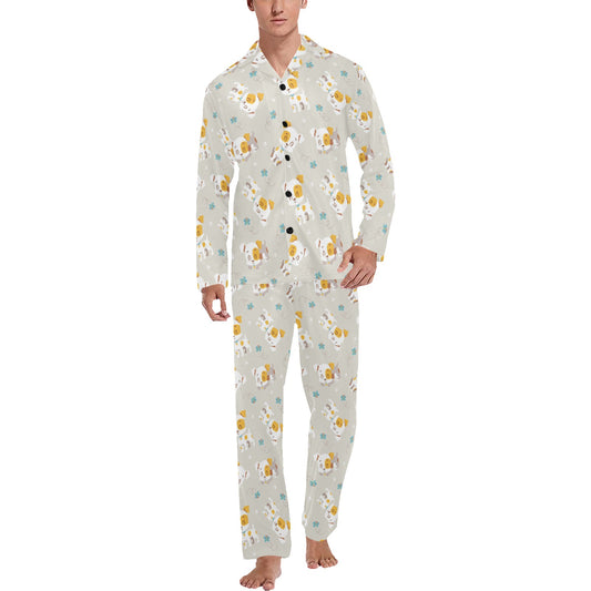 Russell Terriers Print Design LKS306 Men's Long Pajama Set