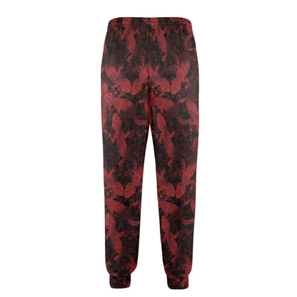 Gecko Pattern Print Design 04 Men's Casual Track Pants